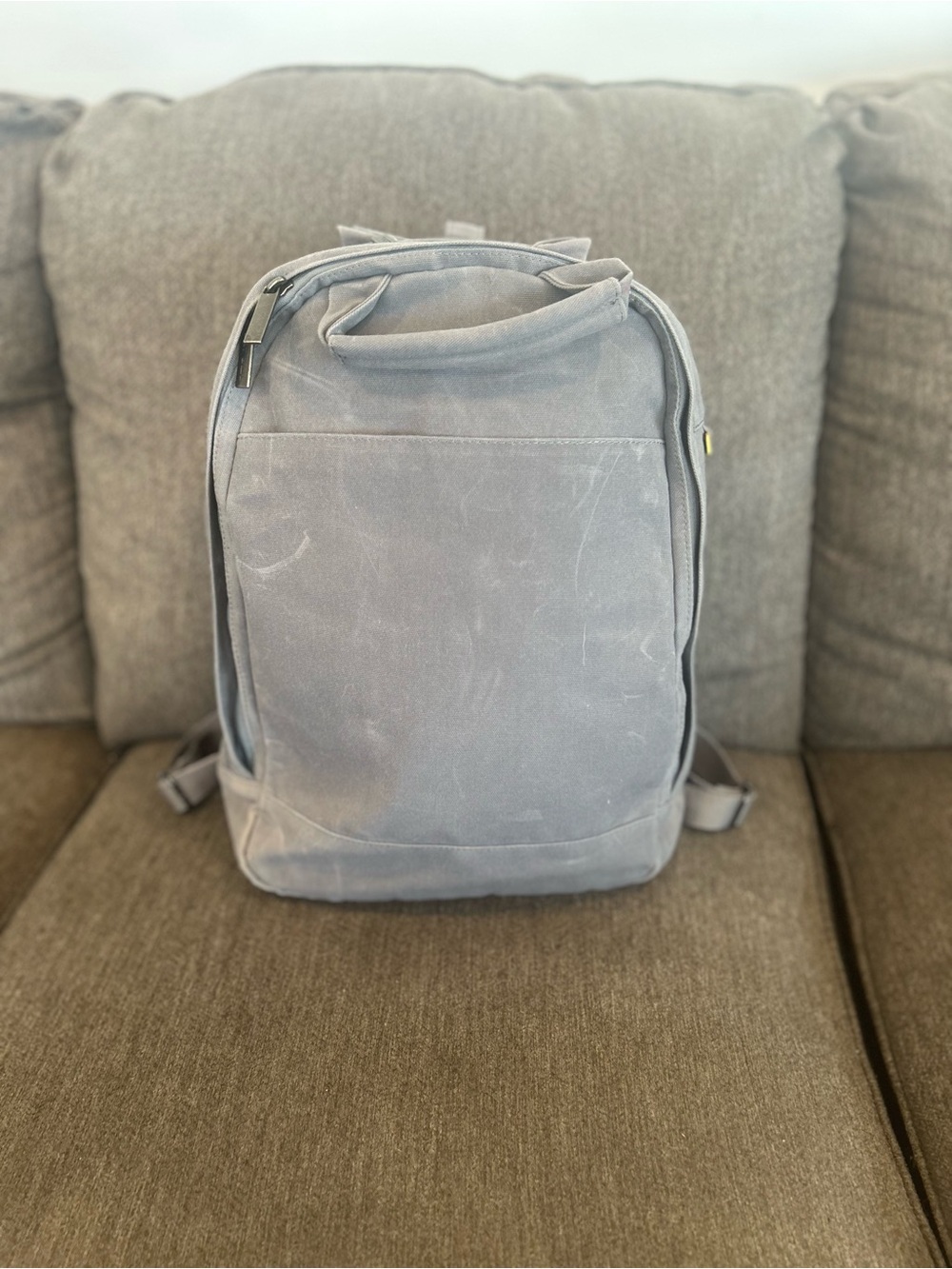 Day Owl gray slim backpack- excellent condition
